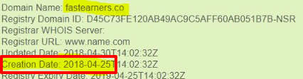fastearnersclubfakeorreal whois domain name search of Fast earners club