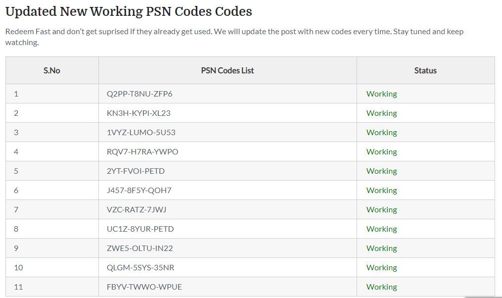 Free Psn Code Generator Without Human Verification لم يسبق له مثيل