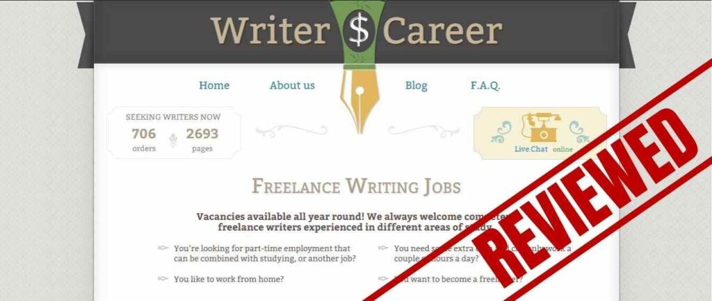 Writerscareer.com Review