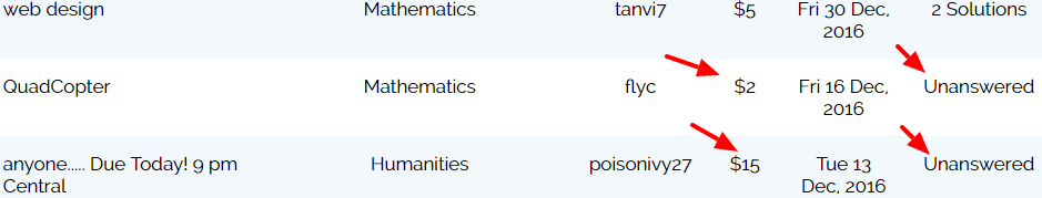 Studentlance available requests