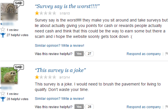 Surveysaynegativereviews