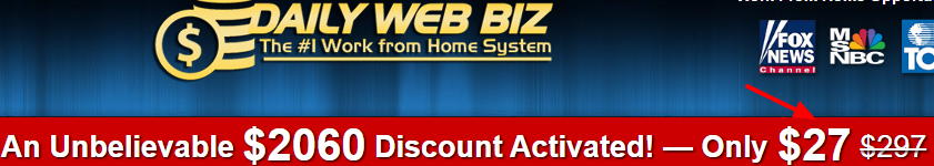 Daily web Biz discount