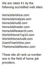 Home Job Group accredited websites list scam