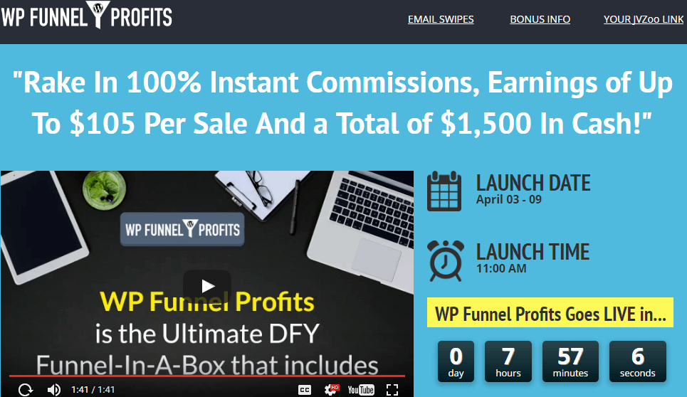WP Funner Profits sales page