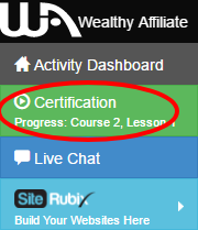 Wealthy Affiliate training