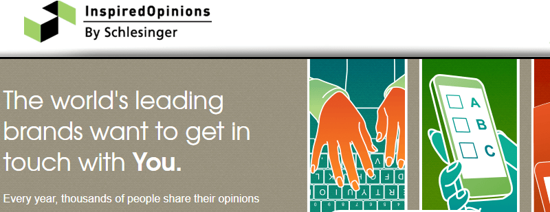 This is a picture of the Inspired Opinions homepage