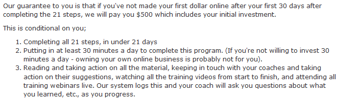 Countdowntoprofits $500 guarantee