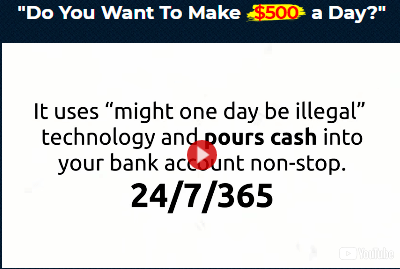 money sucking website system make $500 per day scam