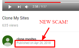 clone my sites reviews - published on Apr 26, 2018