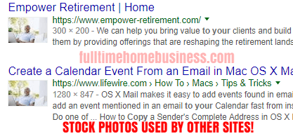 is clone my sites fake - stock photos used on other sites