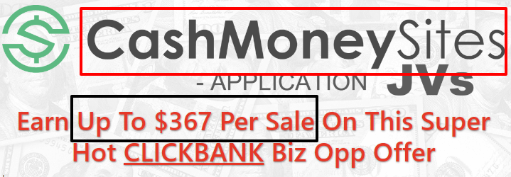 cash money sites earn up to $367 per sale from clickbank