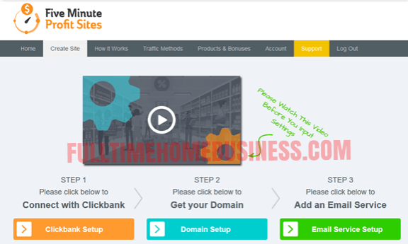 how does five minute profit sites work