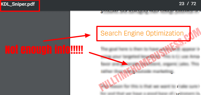kindle sniper search engine optimization pdf