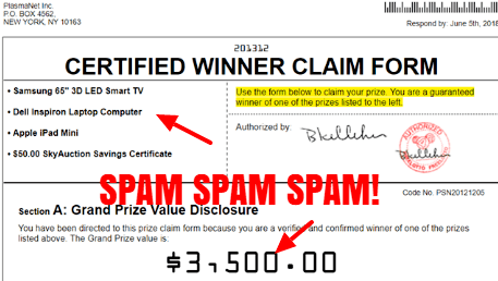 say so 4 profits spam