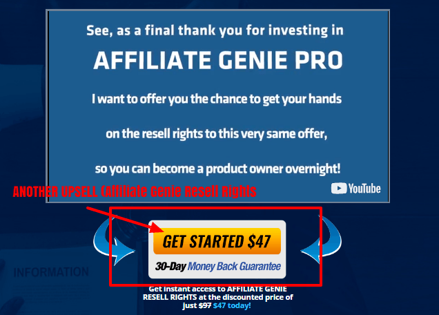 affiliate genie resell rights scam