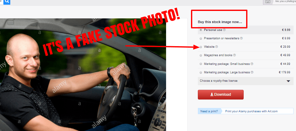 fake stock photo swift income blueprint 2.0 review