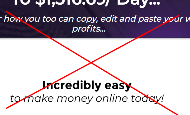 ultimate paydays easy money bs scam