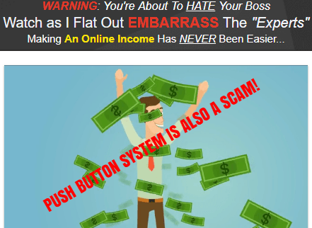 push button system scam that looks like desktop commission system