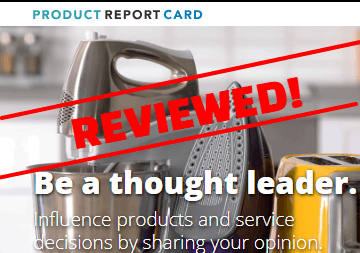 product report card reviewed