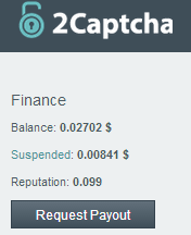 2captcha earning screenshot