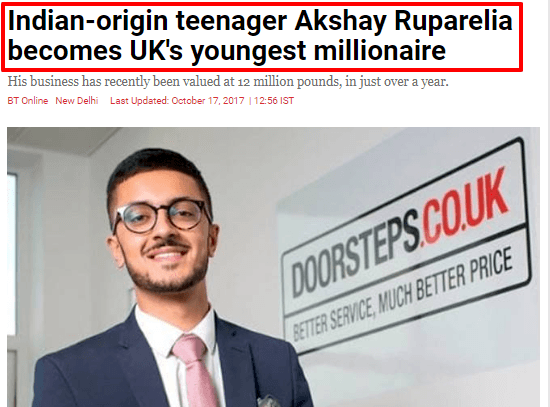 akshay ruparelia uk's youngest millionaire