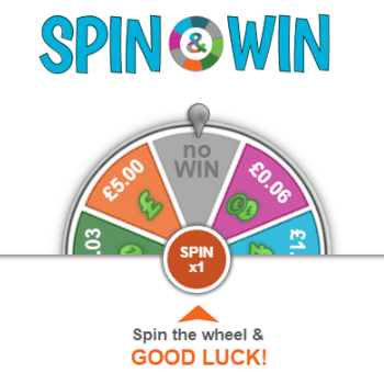 inboxpounds spin and win wheel