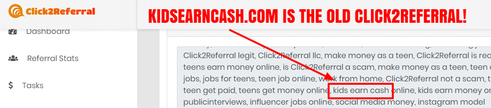 click2referral is a rebranded scam