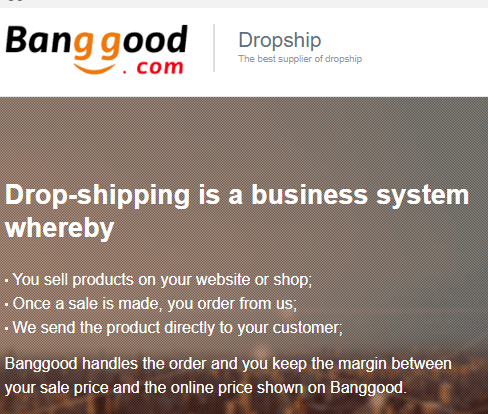 banggood drop shipping