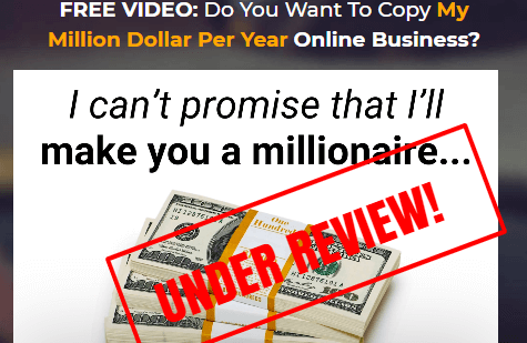 copy the millionaire sales page 