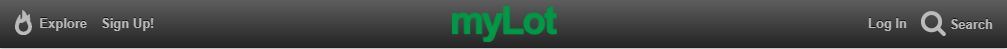 MyLot Sign up button