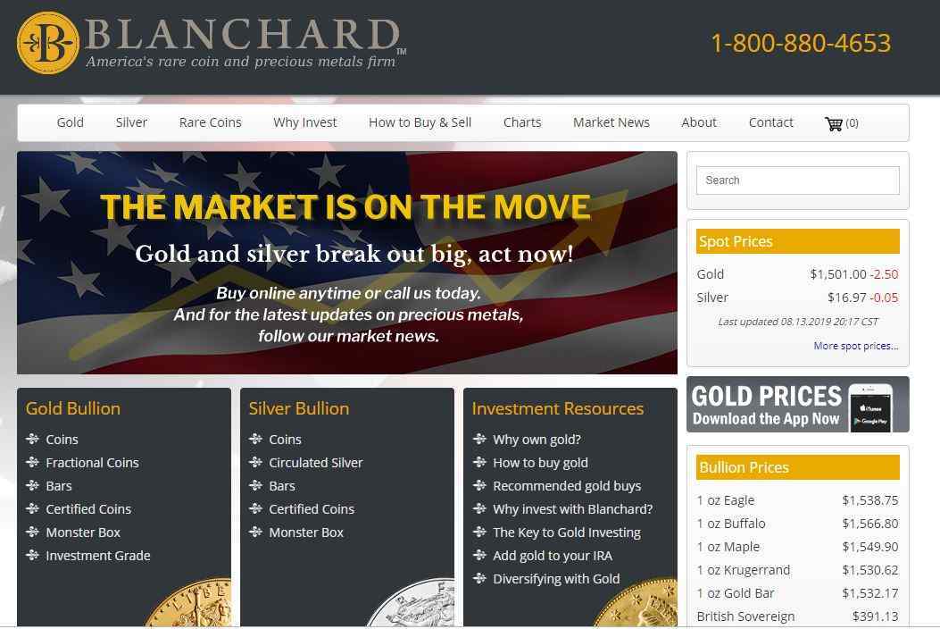 Blanchard and Company main page