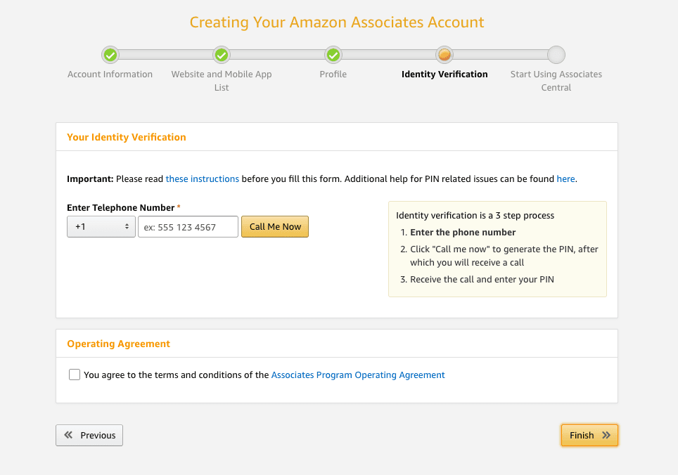 Amazon Associates phone number