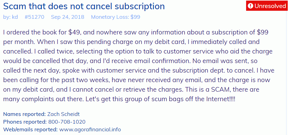 Complaint 1