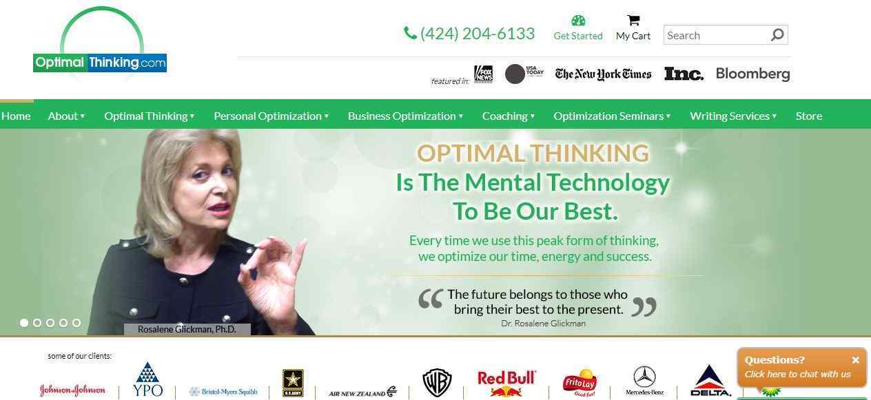 Optimal Thinking main page