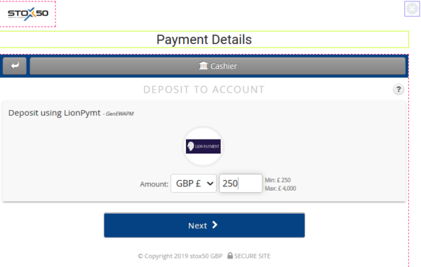 Step 2 payment