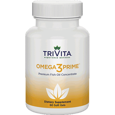 60-count Trivita Omega3 Prime capsules