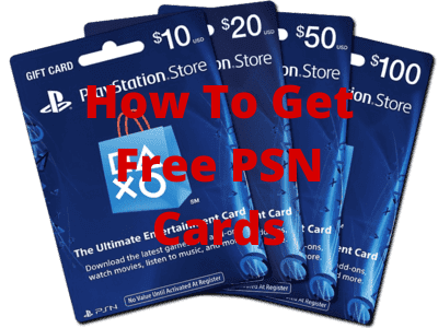 How To Get Free PSN Cards