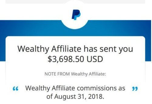 Wealthy Affiliate Commission