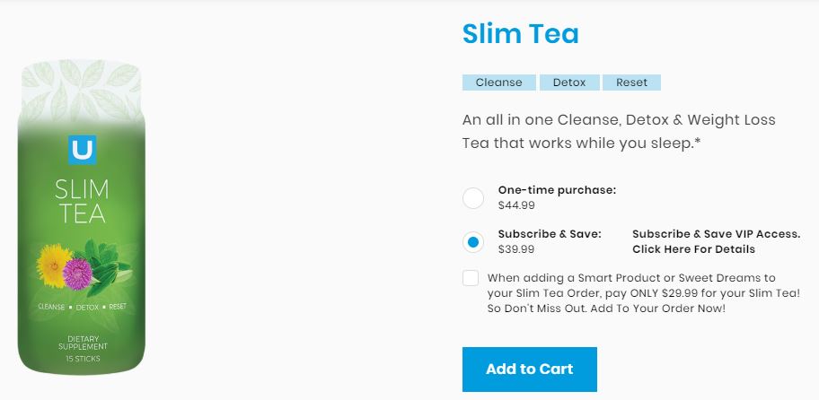 Revital U Review Slim Tea