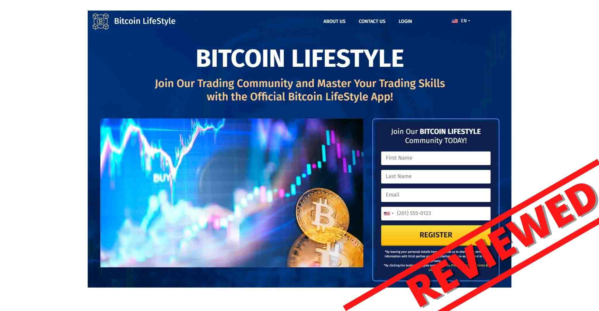 Is Bitcoin Lifestyle a Scam Logo