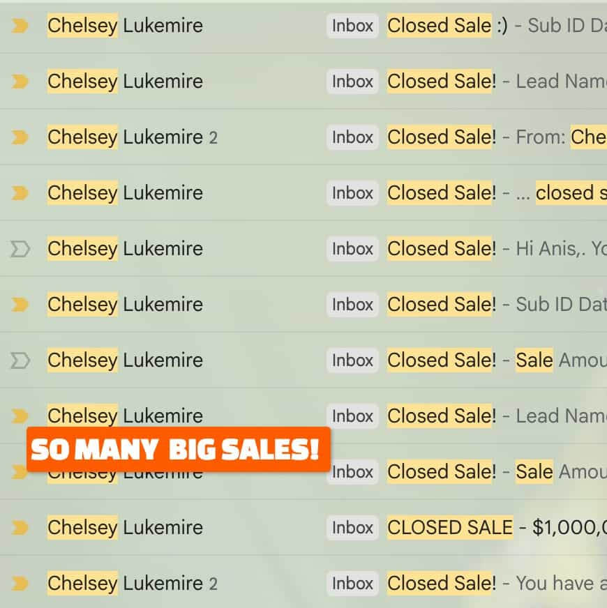 big sales thanks to wealthy affiliate training